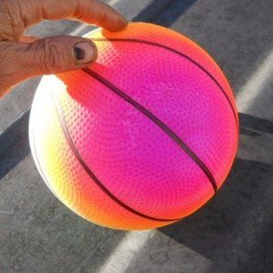 Neon Basketball Bounce Ball Beautifully Multicolored Design Air Inflated #514